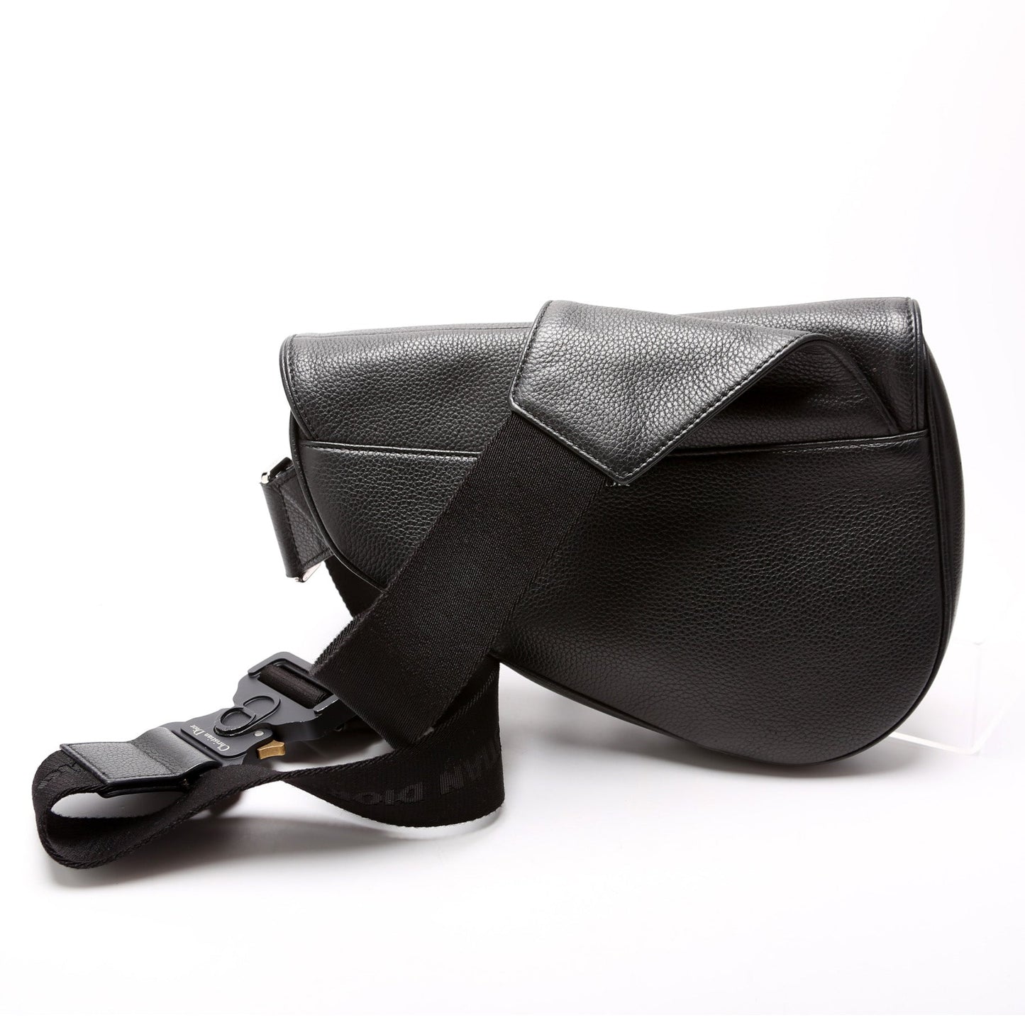Saddle Crossbody Leather Black