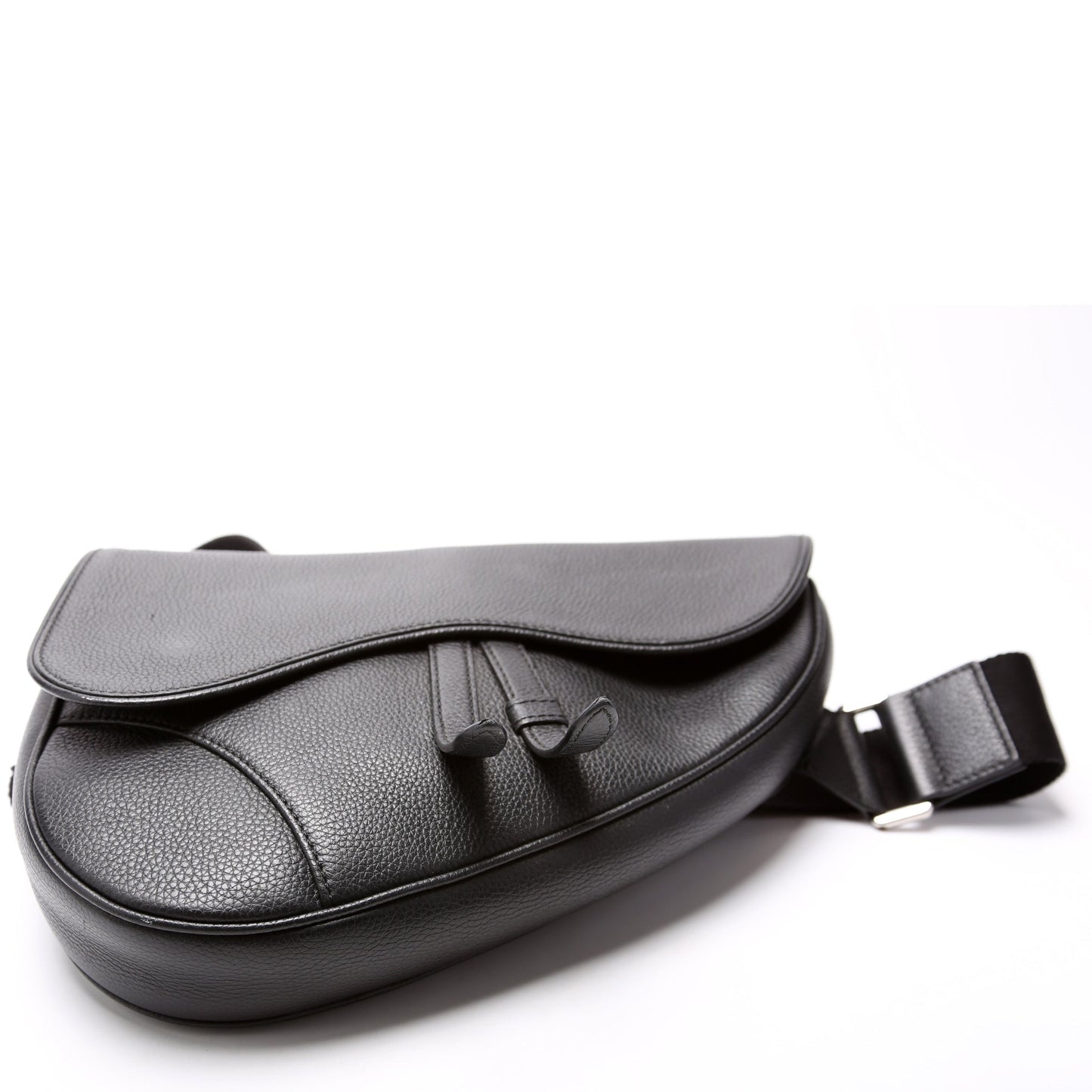 Saddle Crossbody Leather Black