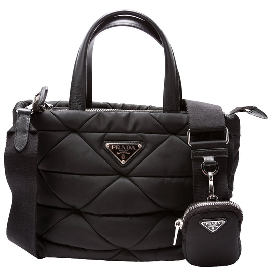 1BG373 Re-Nylon Padded Small Tote
