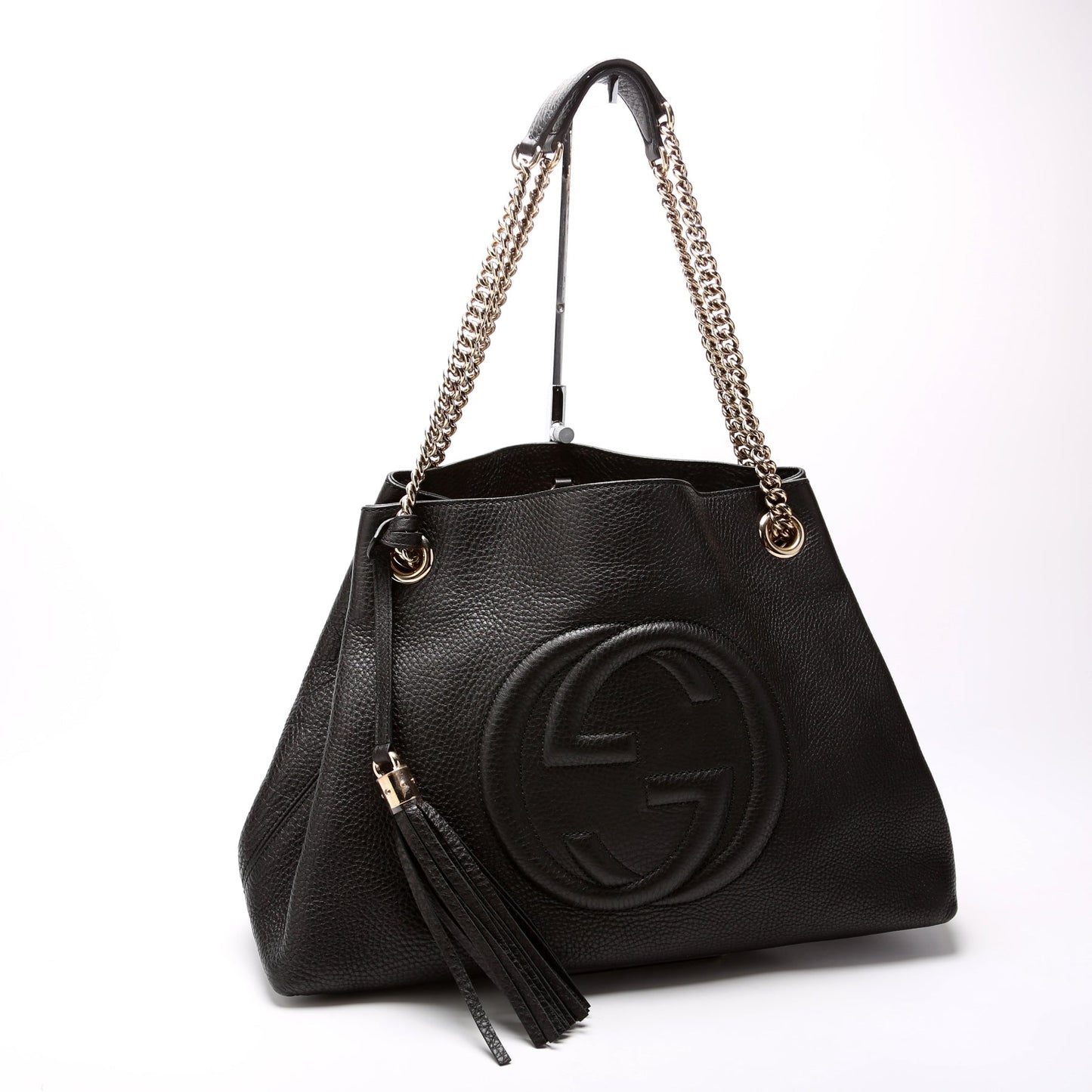 308982 Soho Leather Shoulder Medium