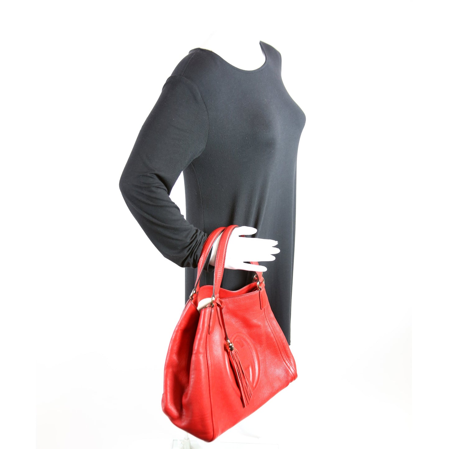 282309 Soho Leather Hobo Medium