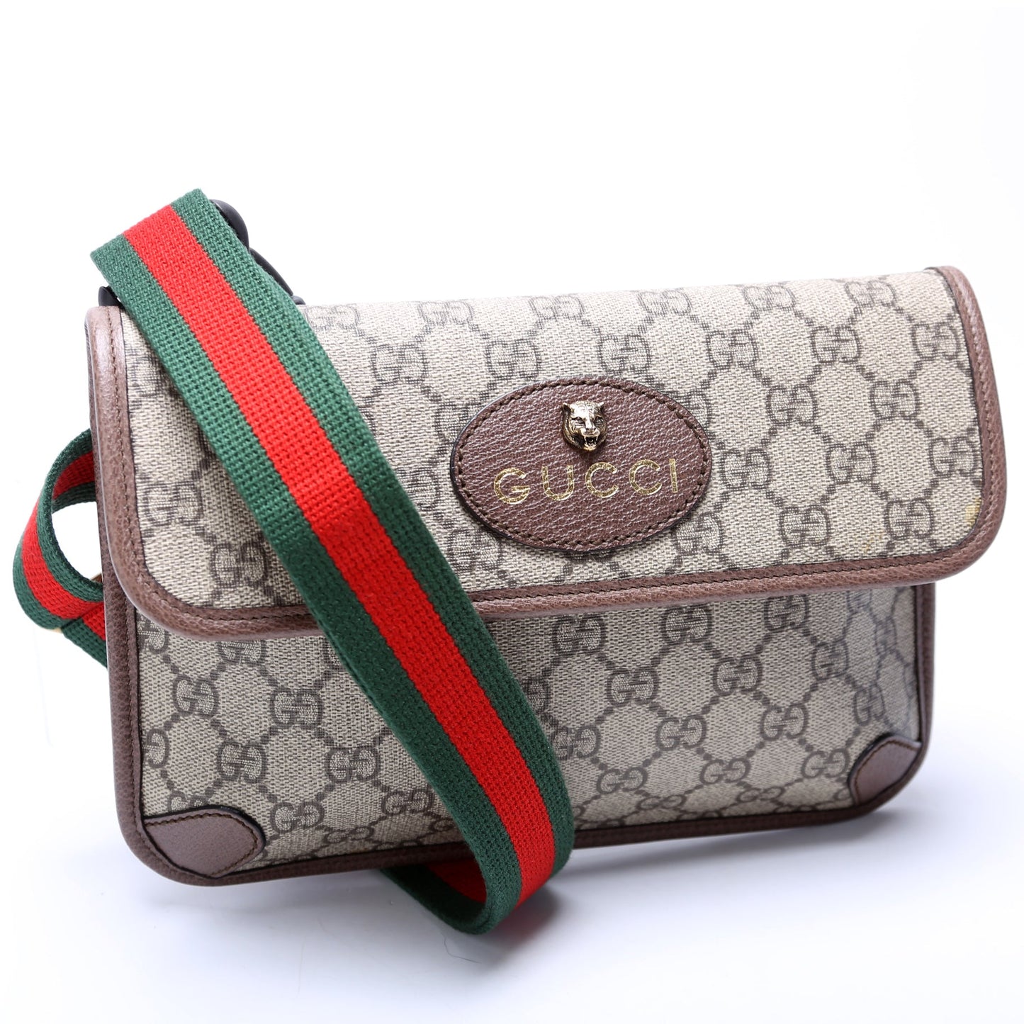 493930 GG Supreme Neo Web Belt
