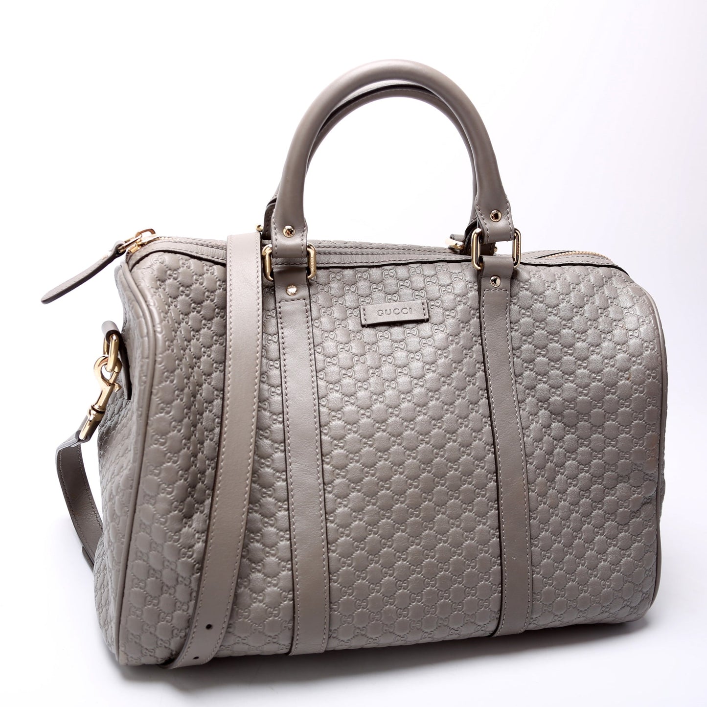 449646 Boston With Strap Guccissima
