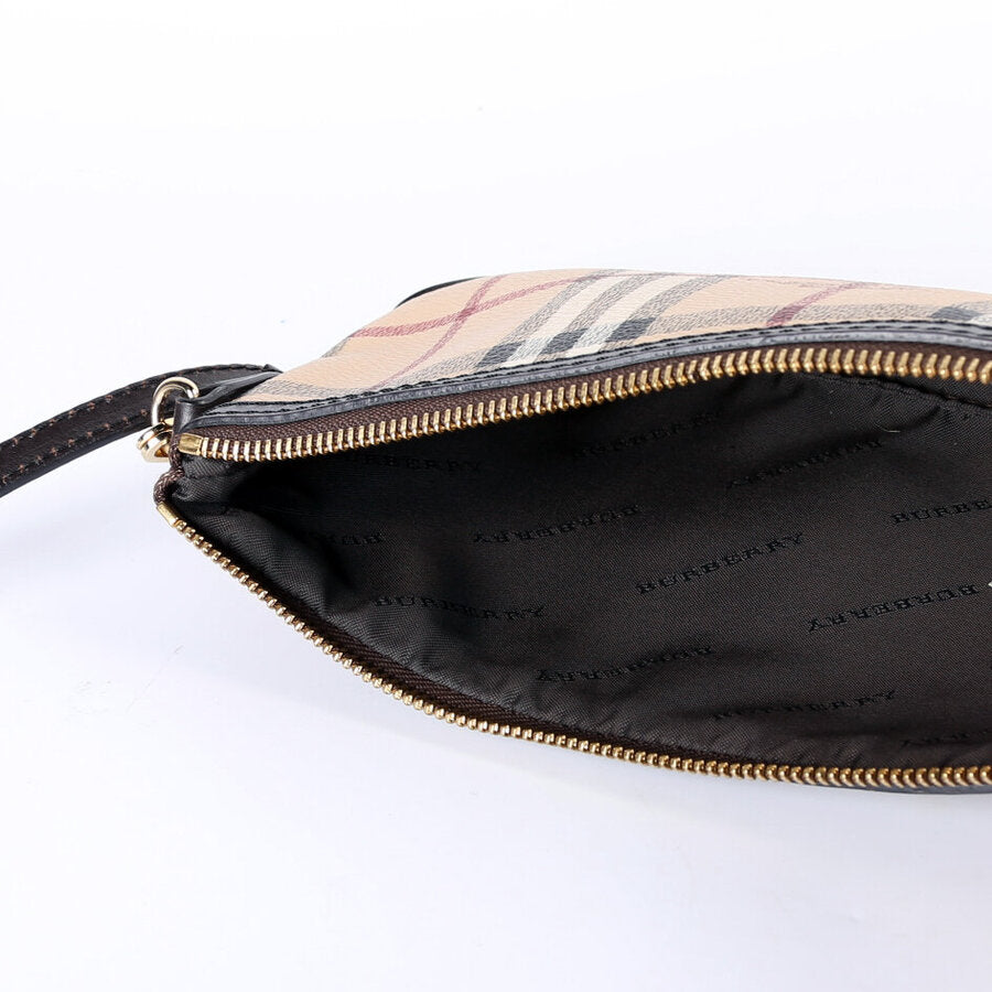 Peyton Haymarket Check Crossbody Clutch