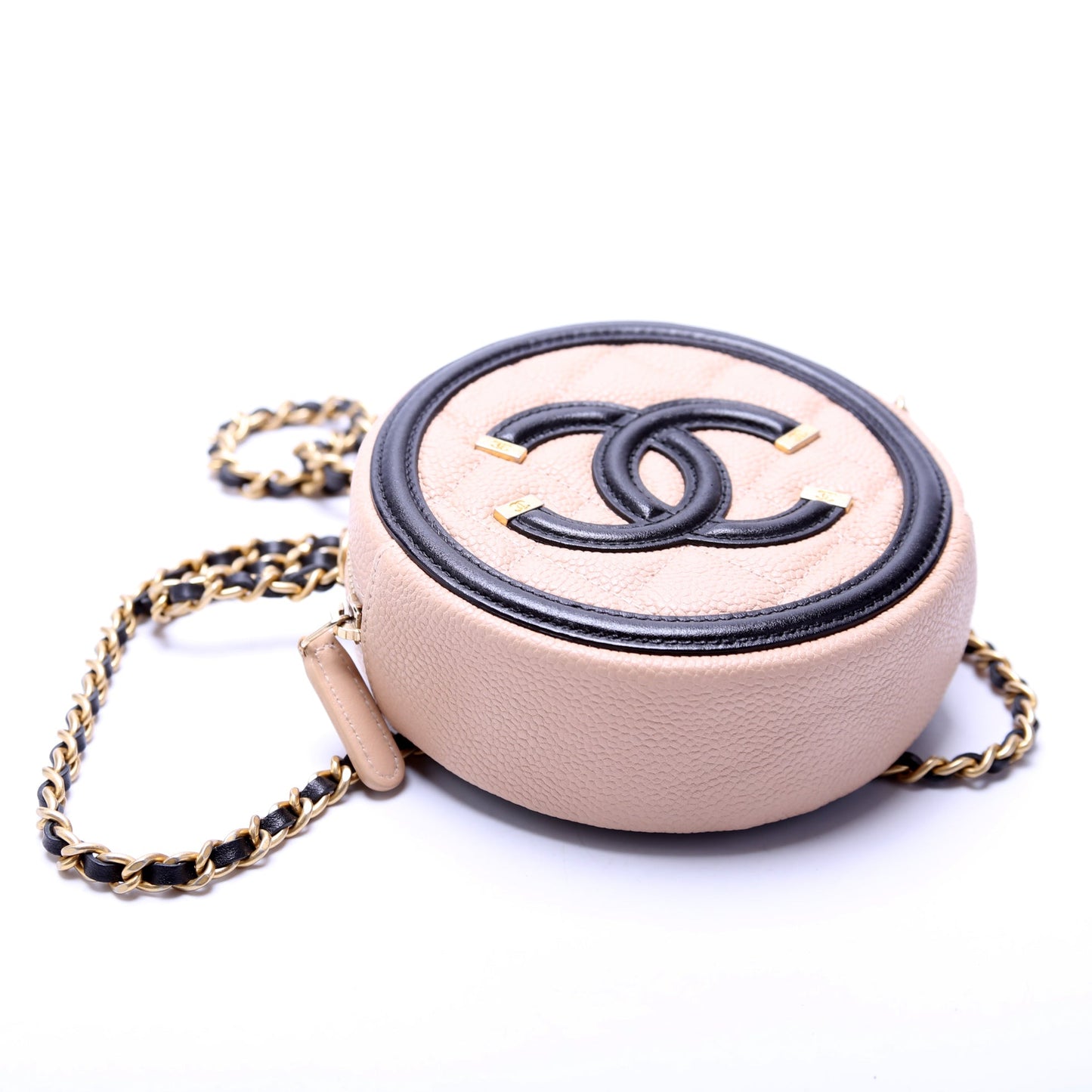 Filigree Round Crossbody Caviar 26M