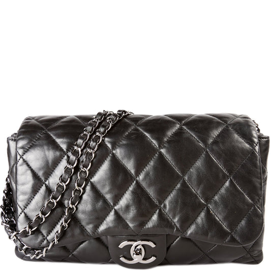 3 Accordion Flap Bag Lambskin 13M