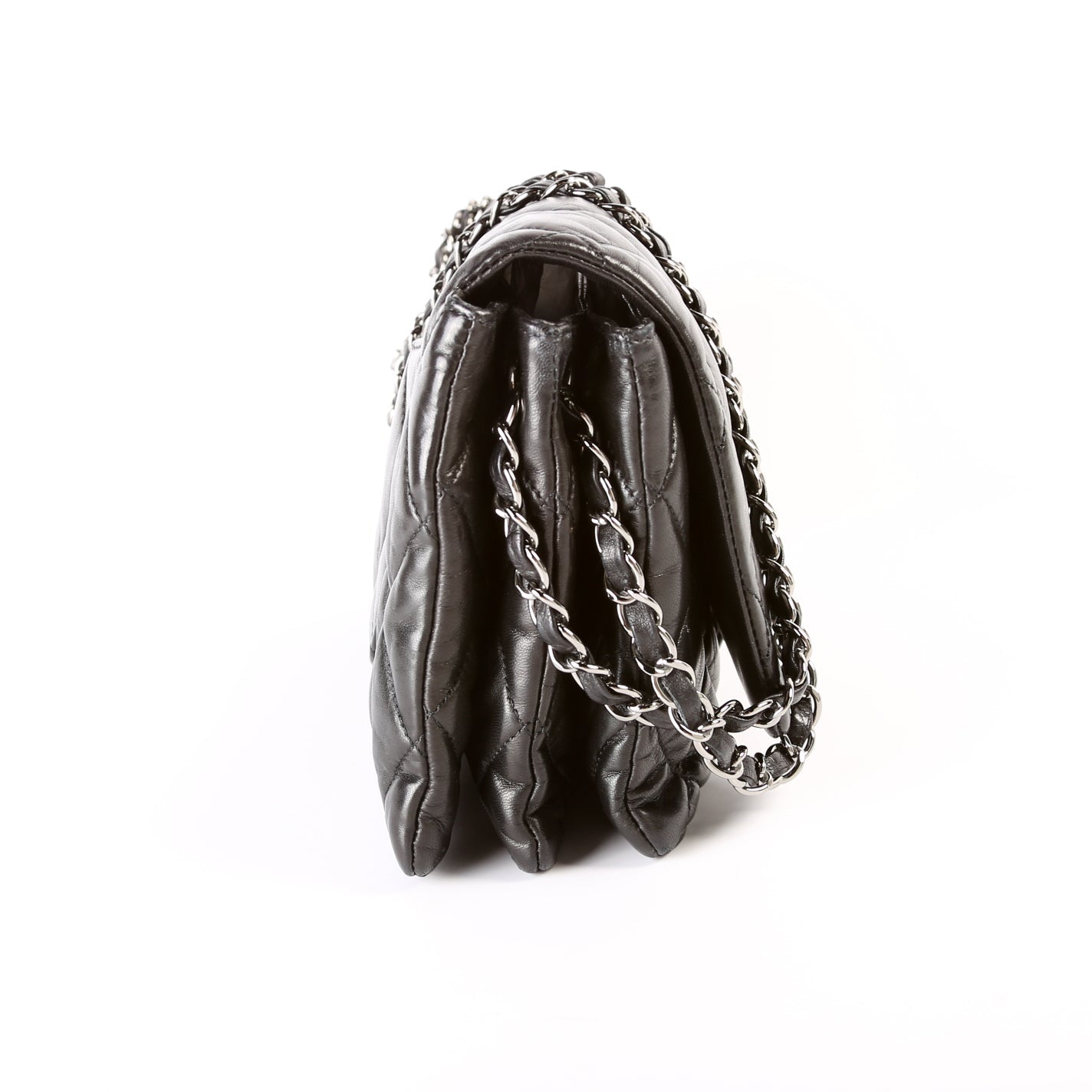 3 Accordion Flap Bag Lambskin 13M