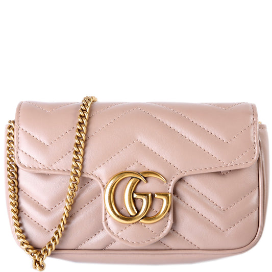 476433 Marmont Torchon Leather Super Mini Flap
