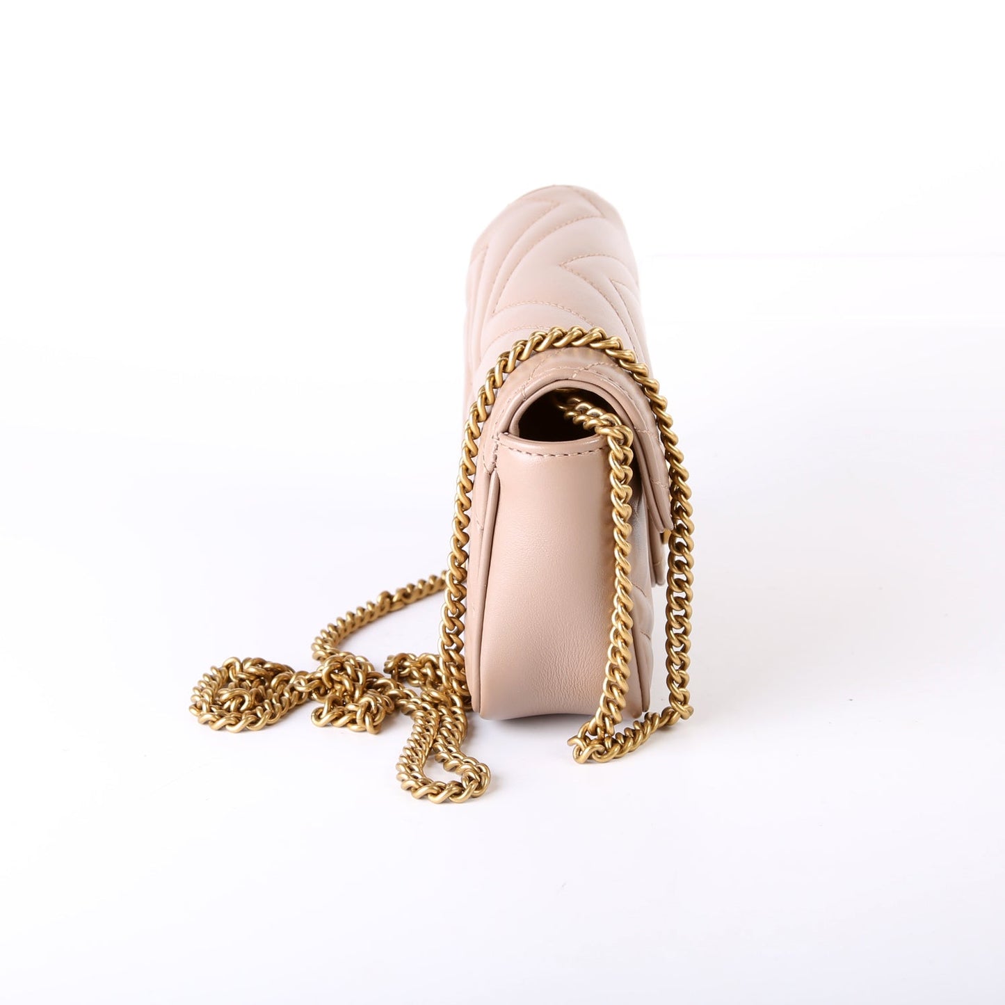 476433 Marmont Torchon Leather Super Mini Flap