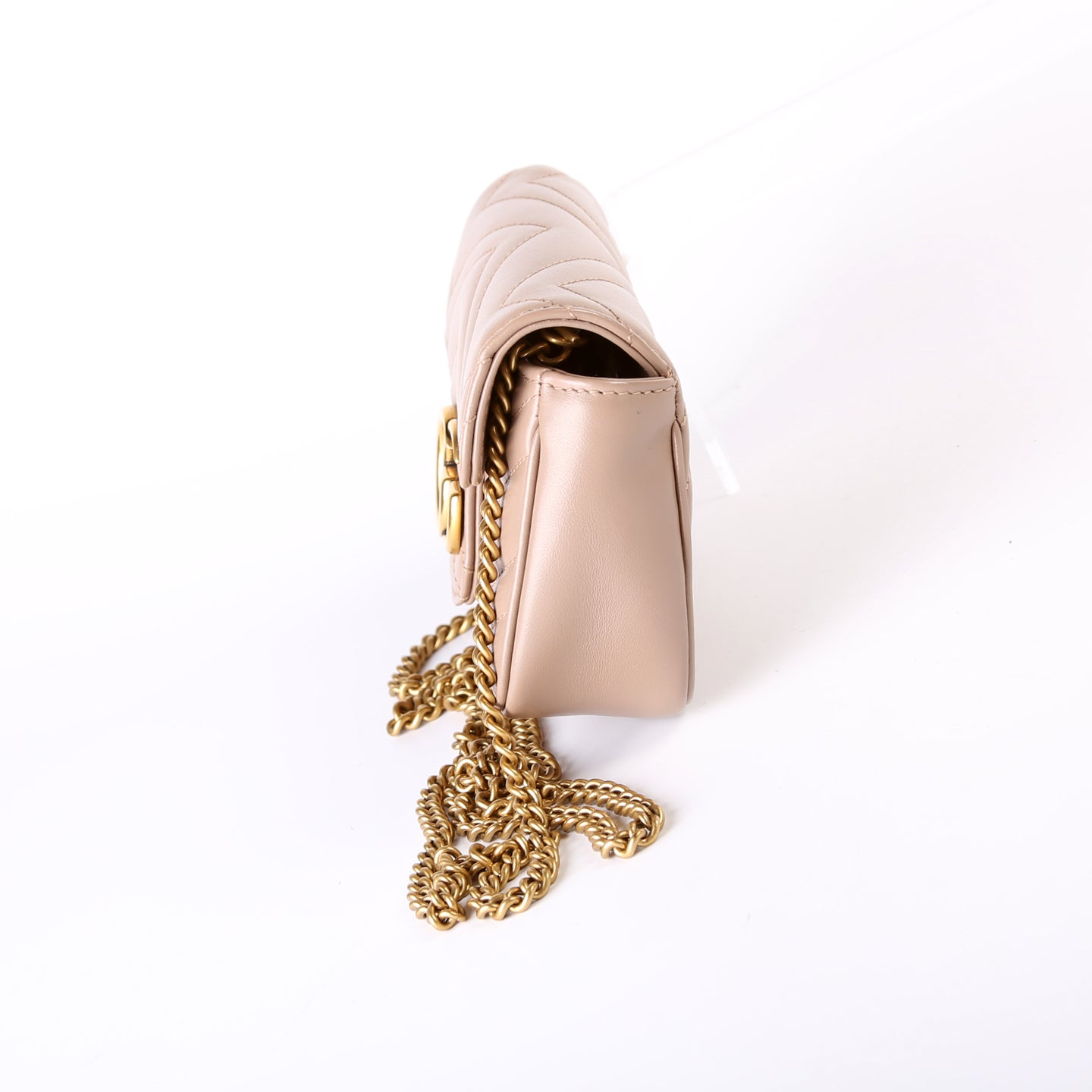 476433 Marmont Torchon Leather Super Mini Flap