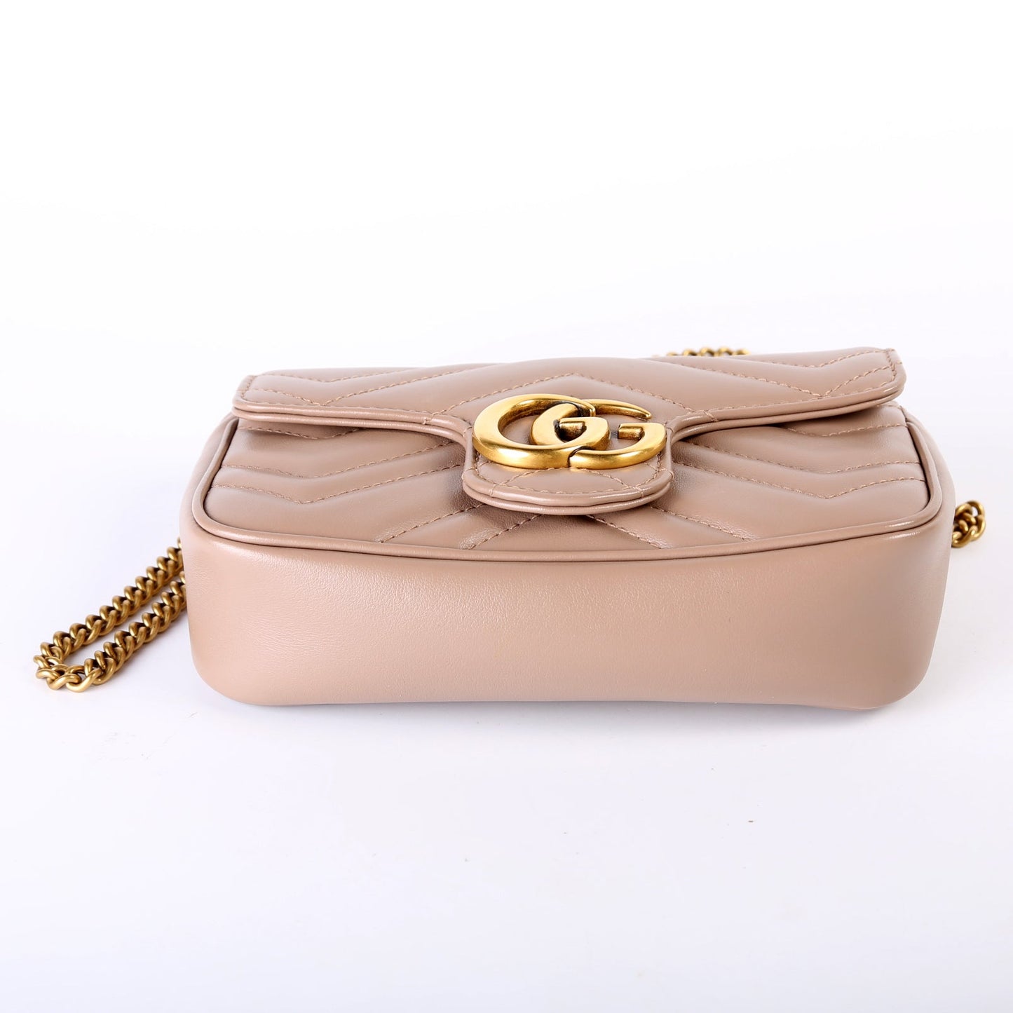 476433 Marmont Torchon Leather Super Mini Flap