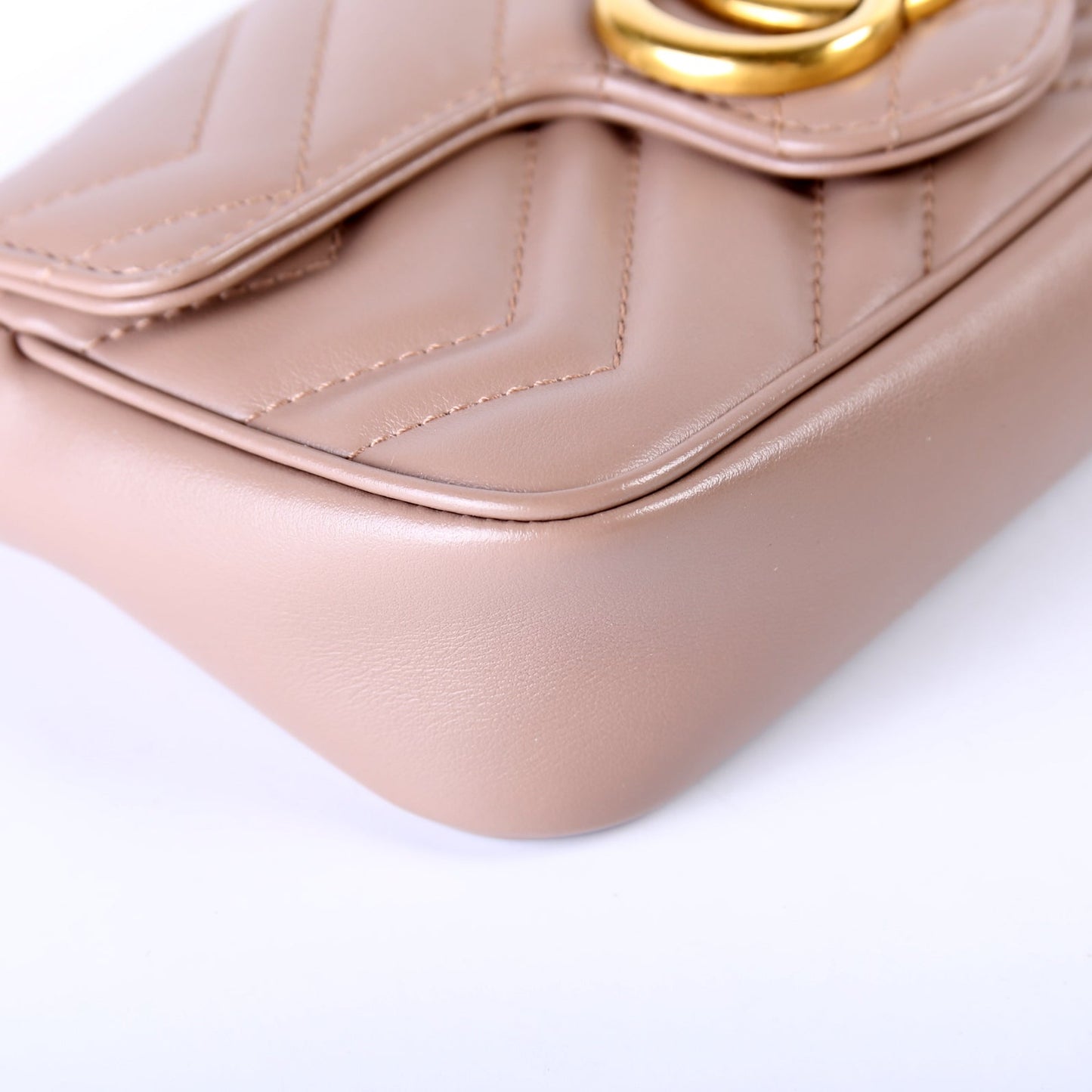 476433 Marmont Torchon Leather Super Mini Flap
