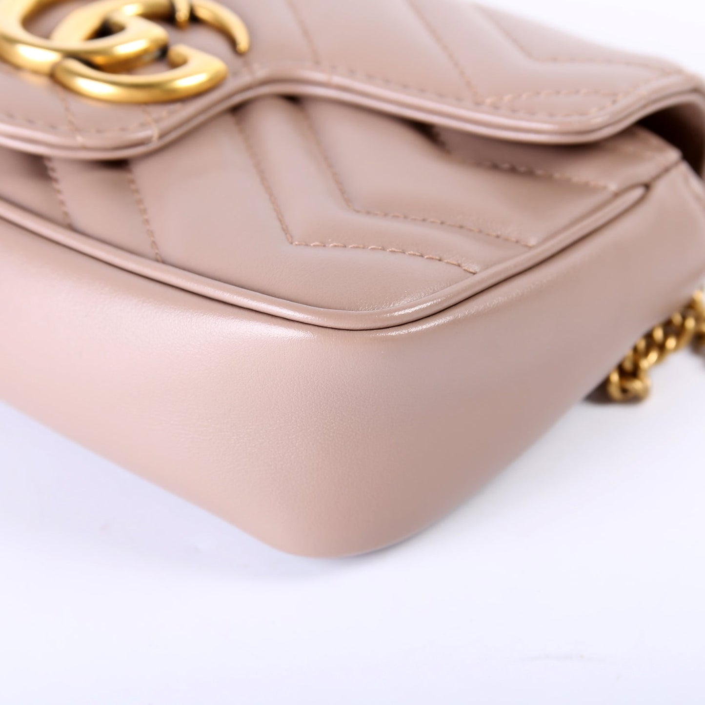 476433 Marmont Torchon Leather Super Mini Flap
