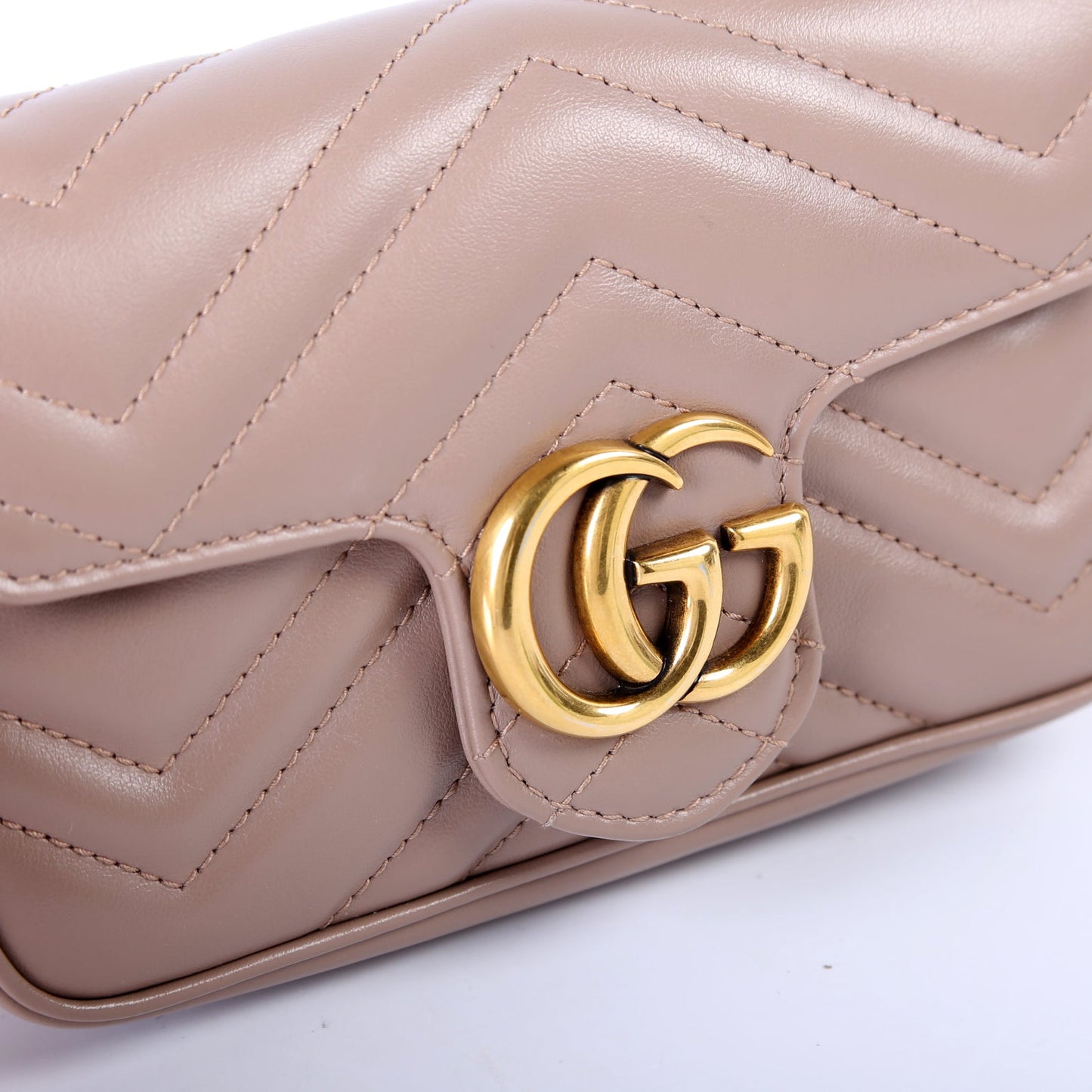 476433 Marmont Torchon Leather Super Mini Flap
