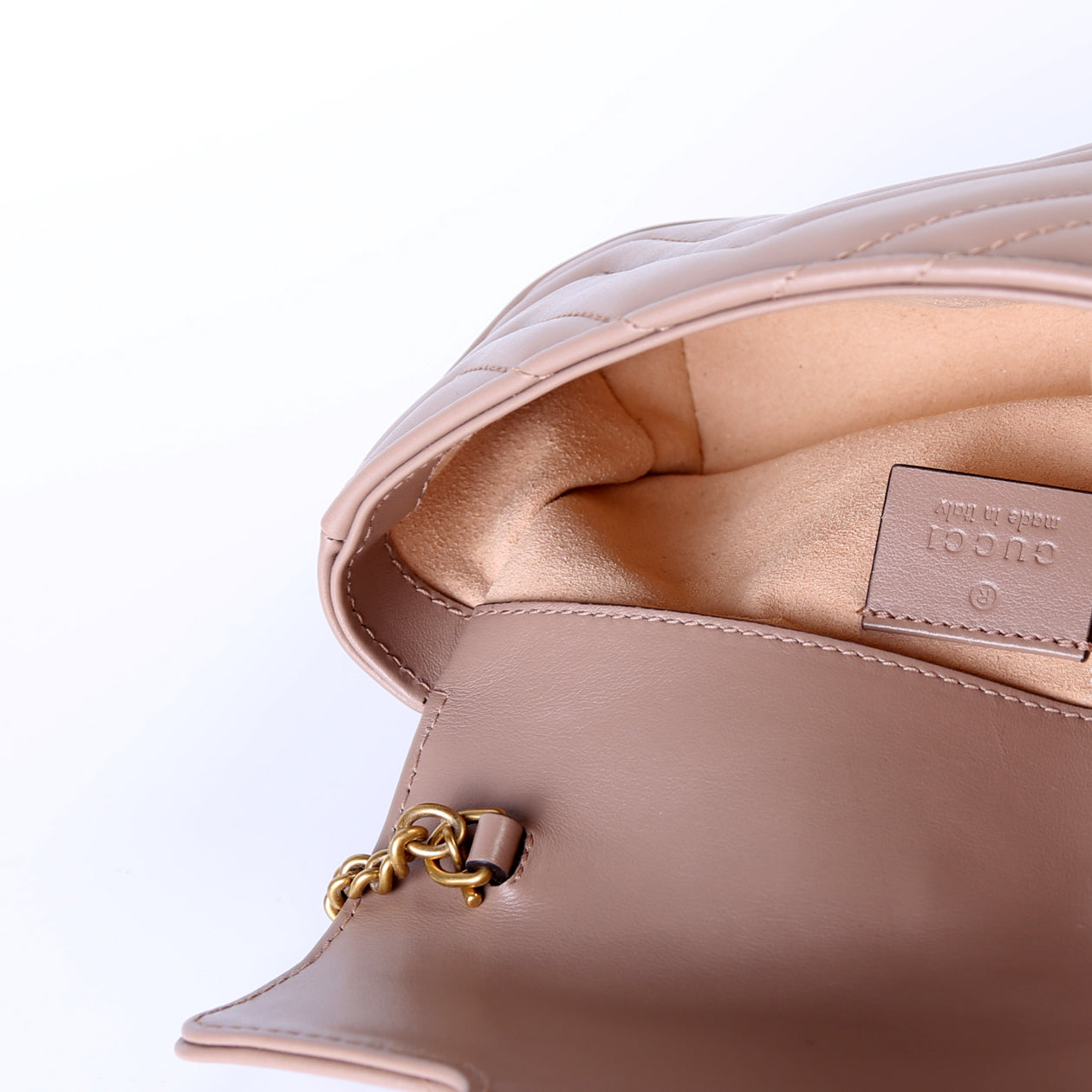 476433 Marmont Torchon Leather Super Mini Flap