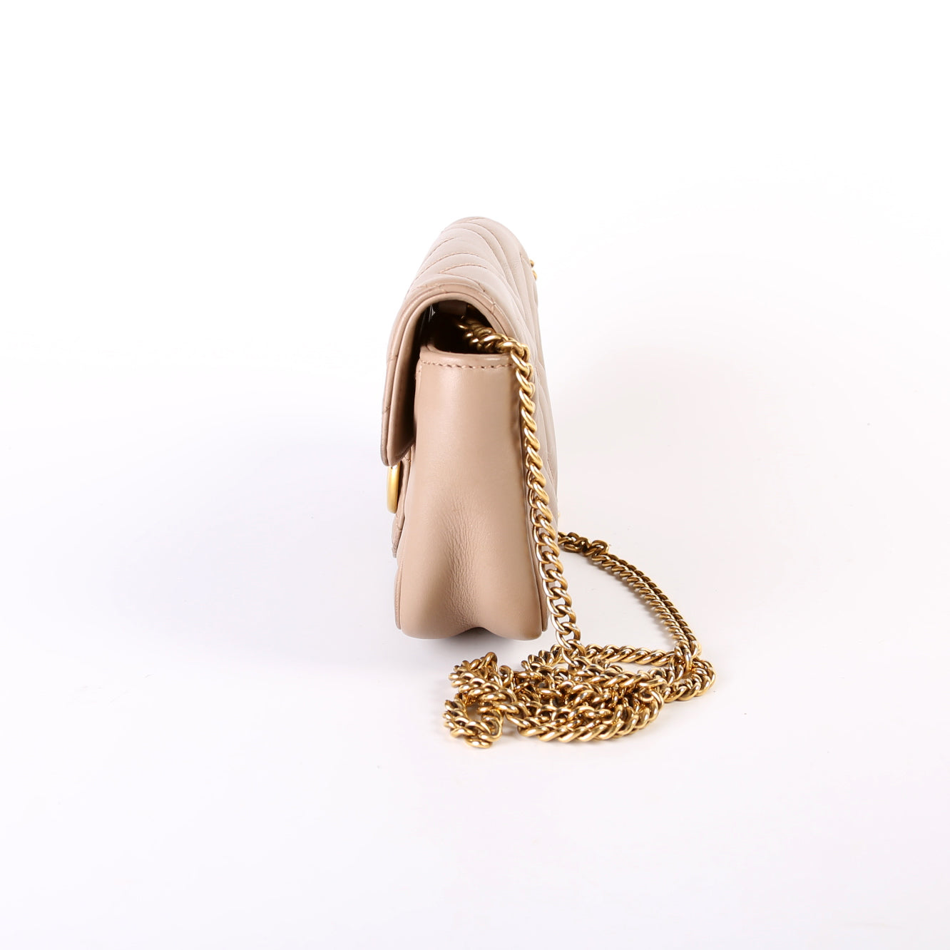 476433 Marmont Torchon Leather Super Mini Flap