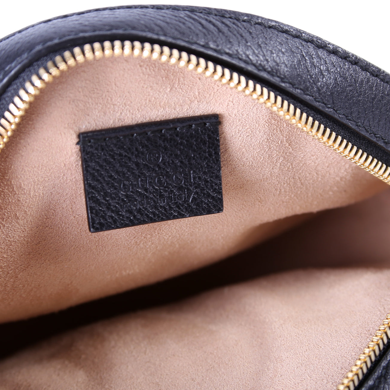 550618 Ophidia Leather Round Small Crossbody