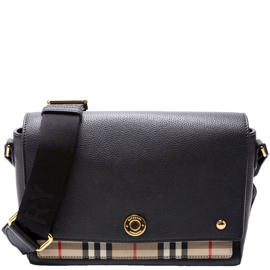 Note Crossbody Leather/Vintage Check