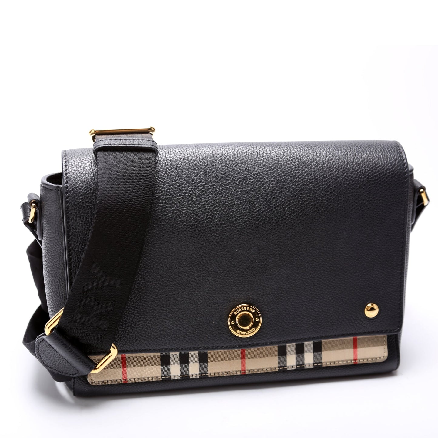 Note Crossbody Leather/Vintage Check