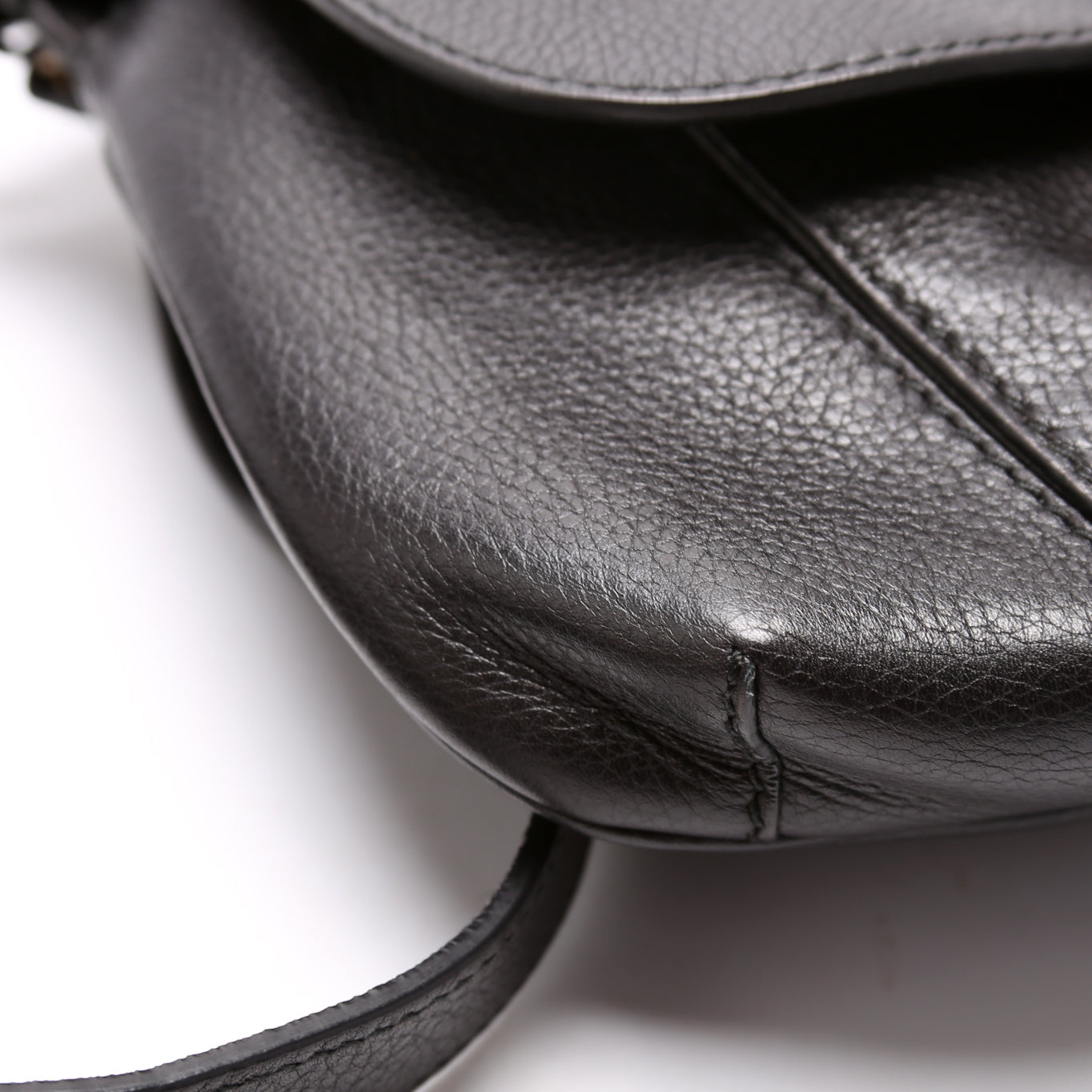 347104 Calfskin Bamboo Nouveau Shoulder Bag Small