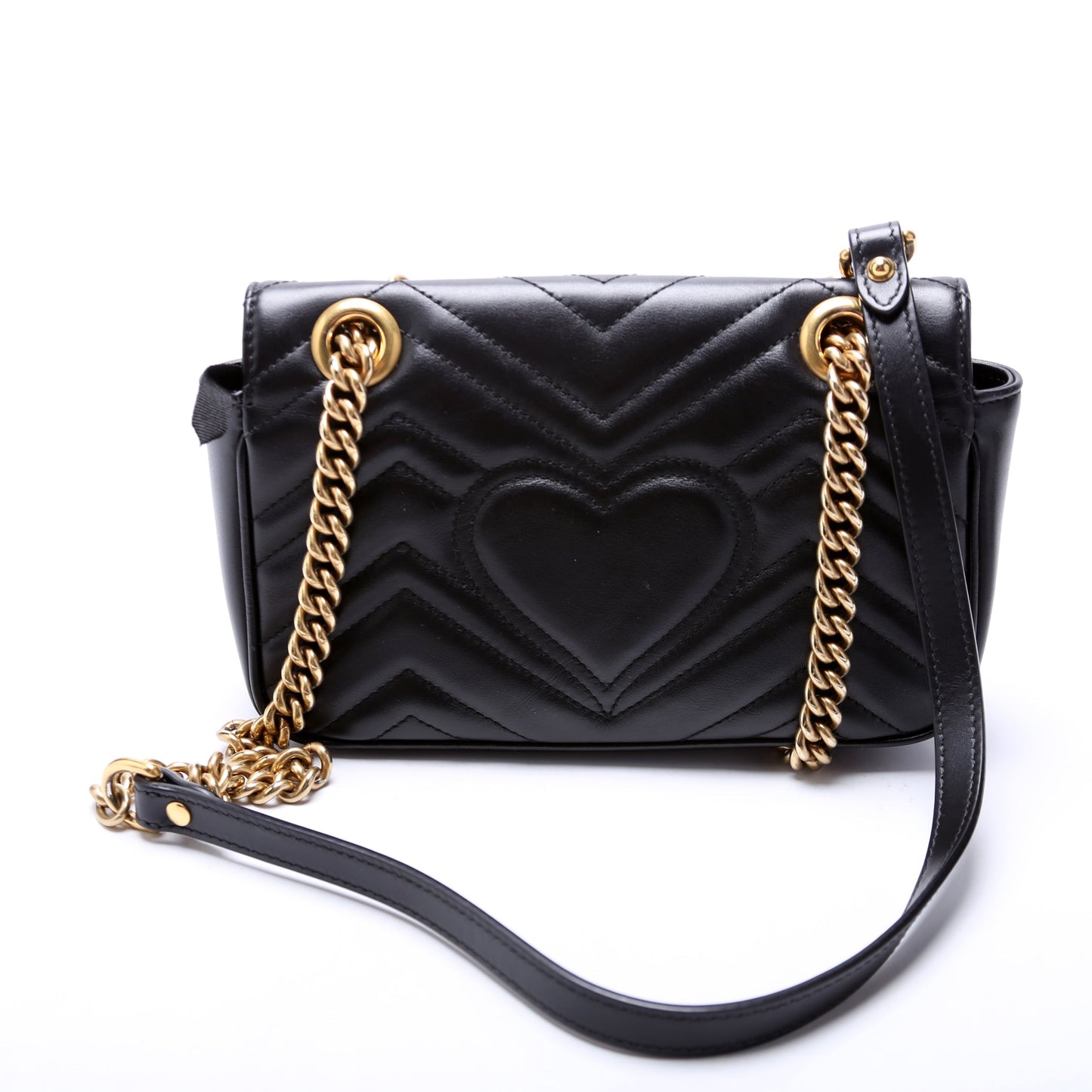 446744 Marmont Leather Shoulder Mini Flap