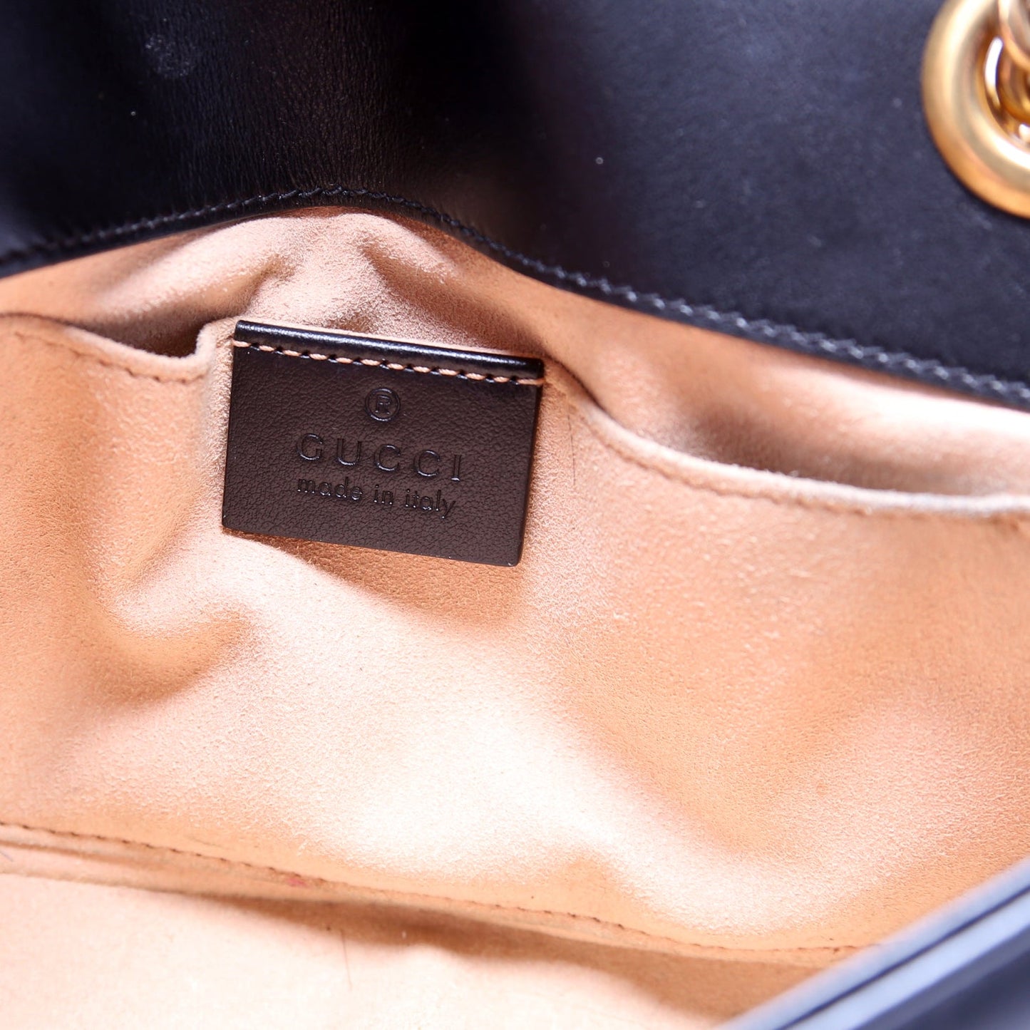 446744 Marmont Leather Shoulder Mini Flap