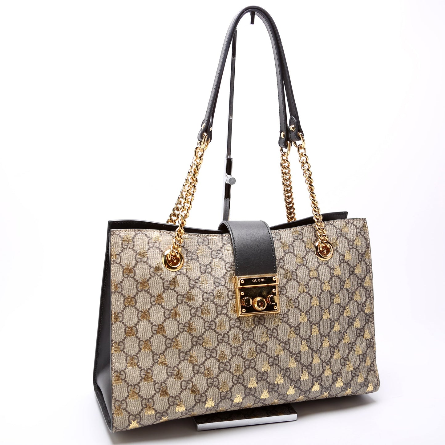 479197 Padlock GG Bees Shoulder Medium