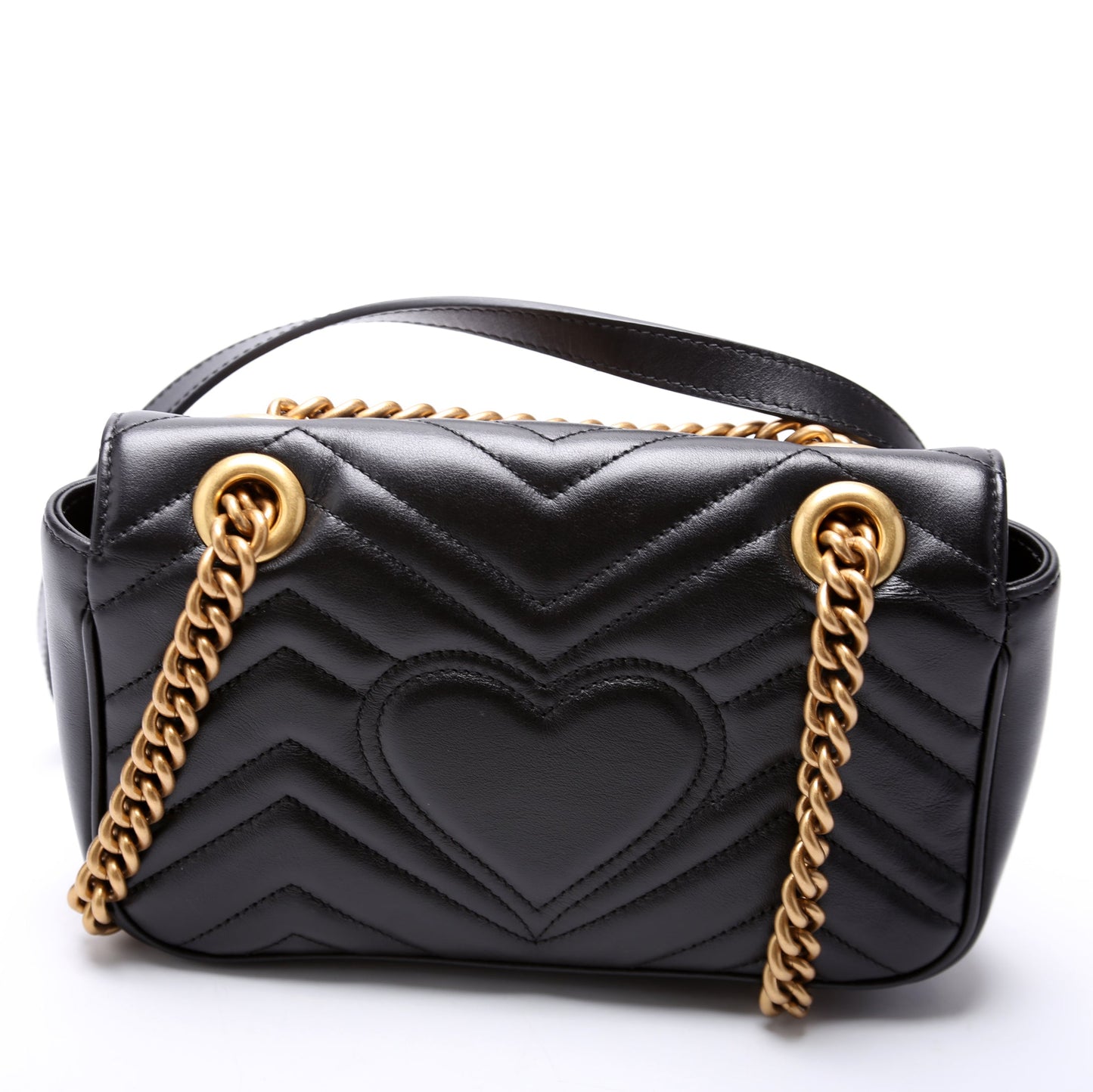 446744 Marmont Leather Shoulder Mini Flap