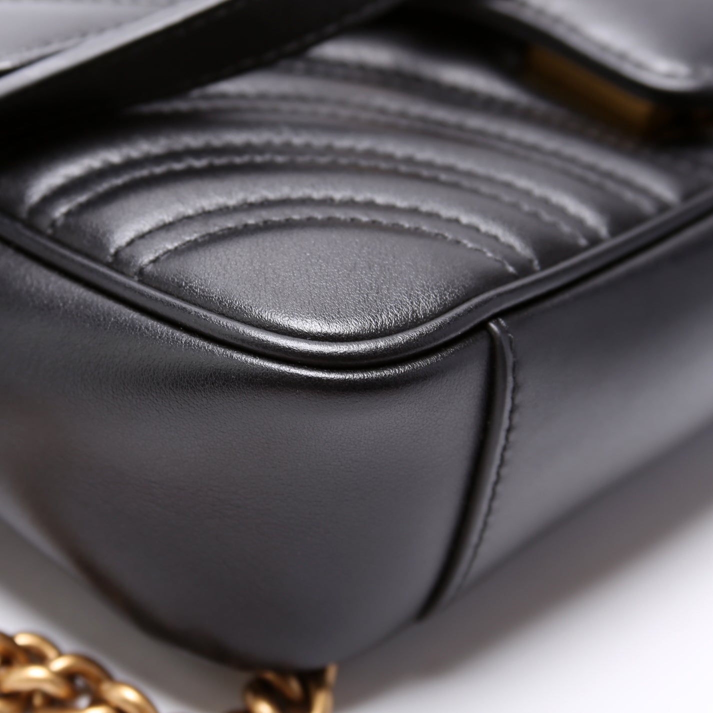 446744 Marmont Leather Shoulder Mini Flap