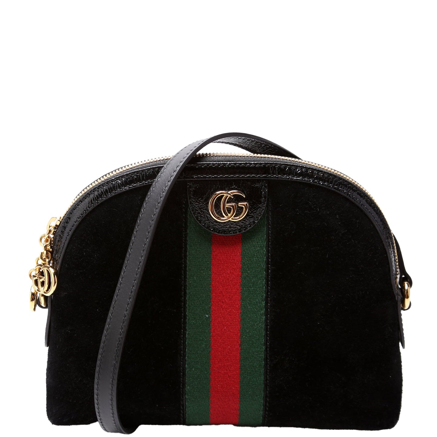 499621 Ophidia GG Suede Crossbody