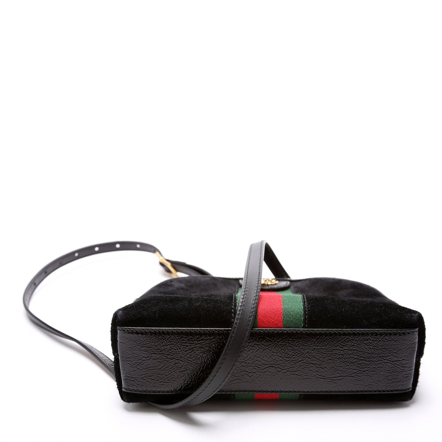 499621 Ophidia GG Suede Crossbody