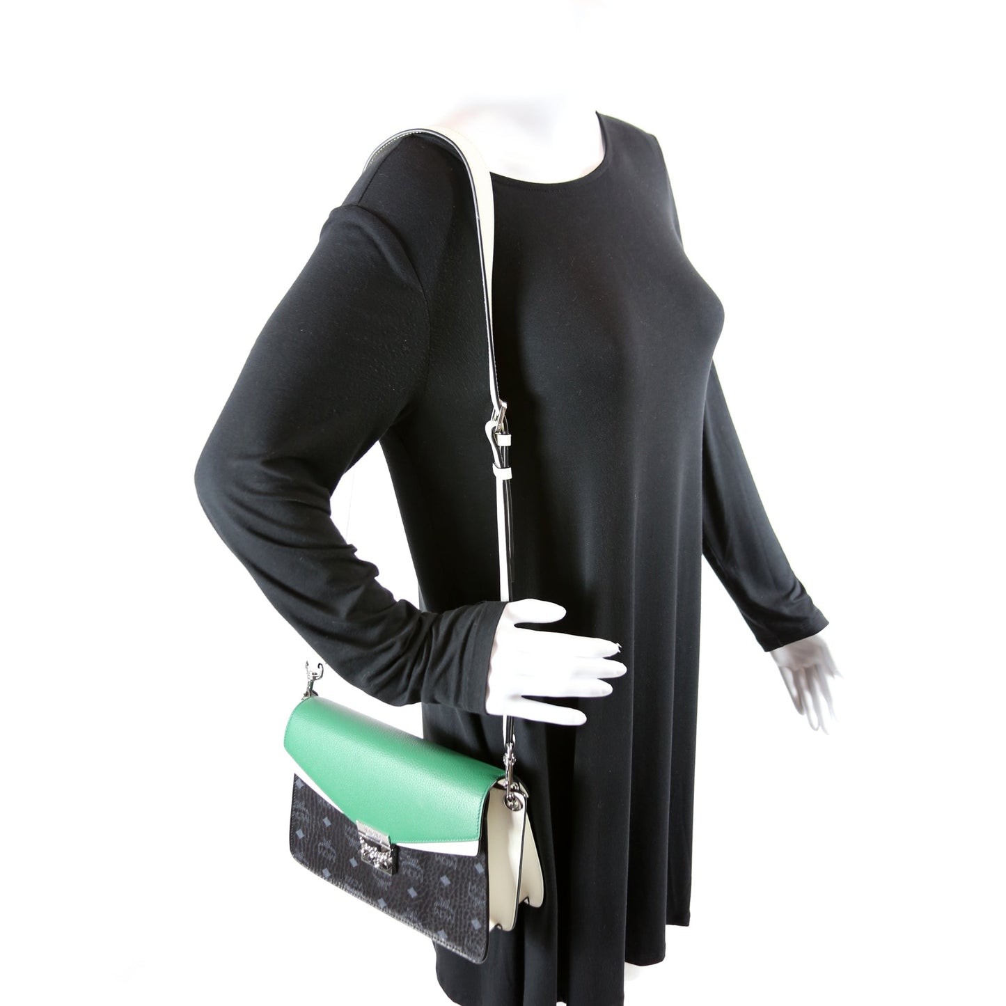 Mezzanin Crossbody Colorblock Green