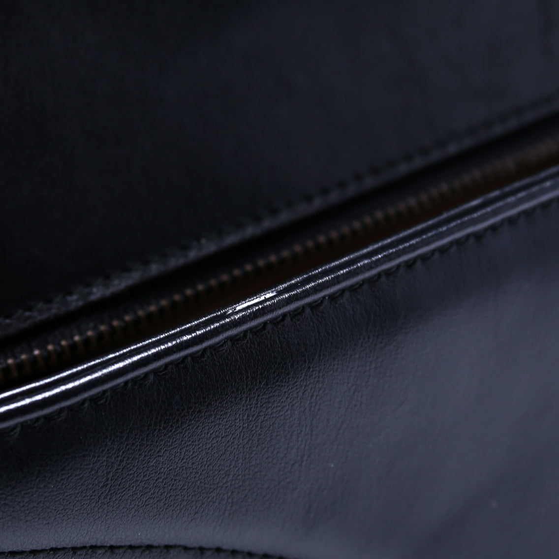 443497 Marmont Leather Shoulder Small Flap Black