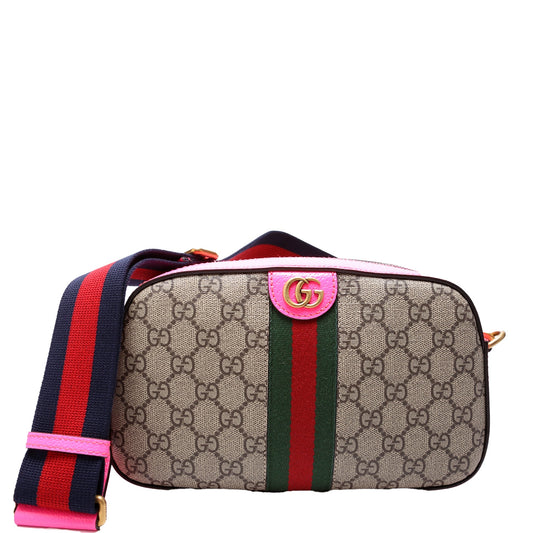 752591 Ophidia Supreme Small Crossbody Pink