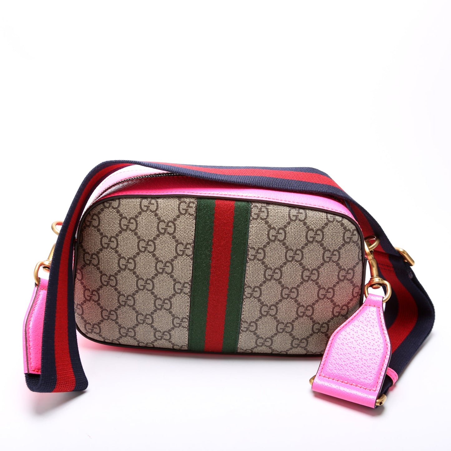 752591 Ophidia Supreme Small Crossbody Pink