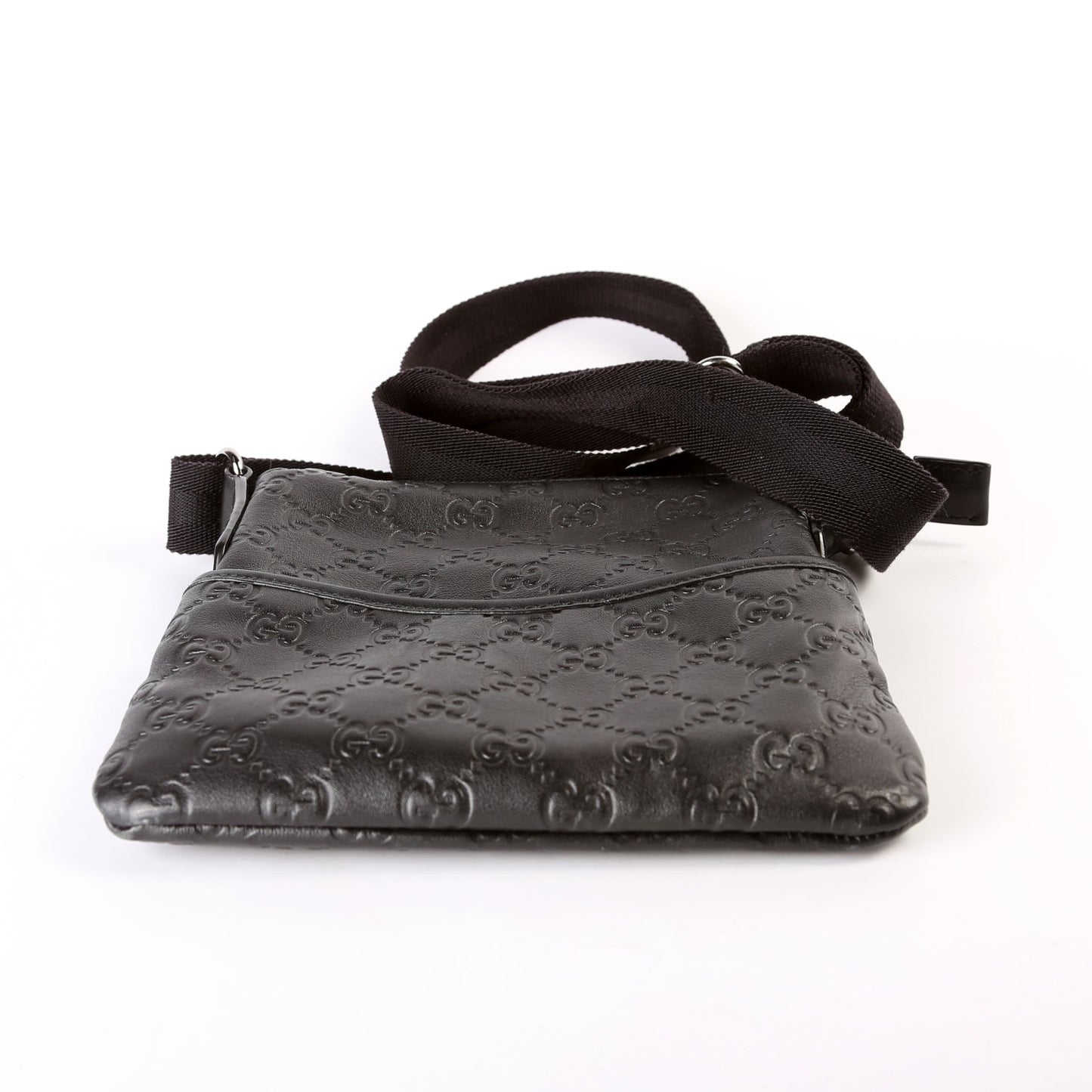 374416 Guccissima Mini Messenger Black
