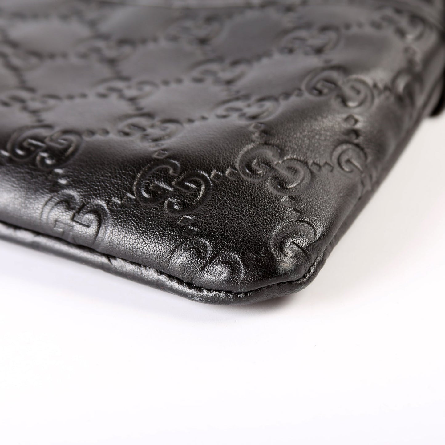 374416 Guccissima Mini Messenger Black