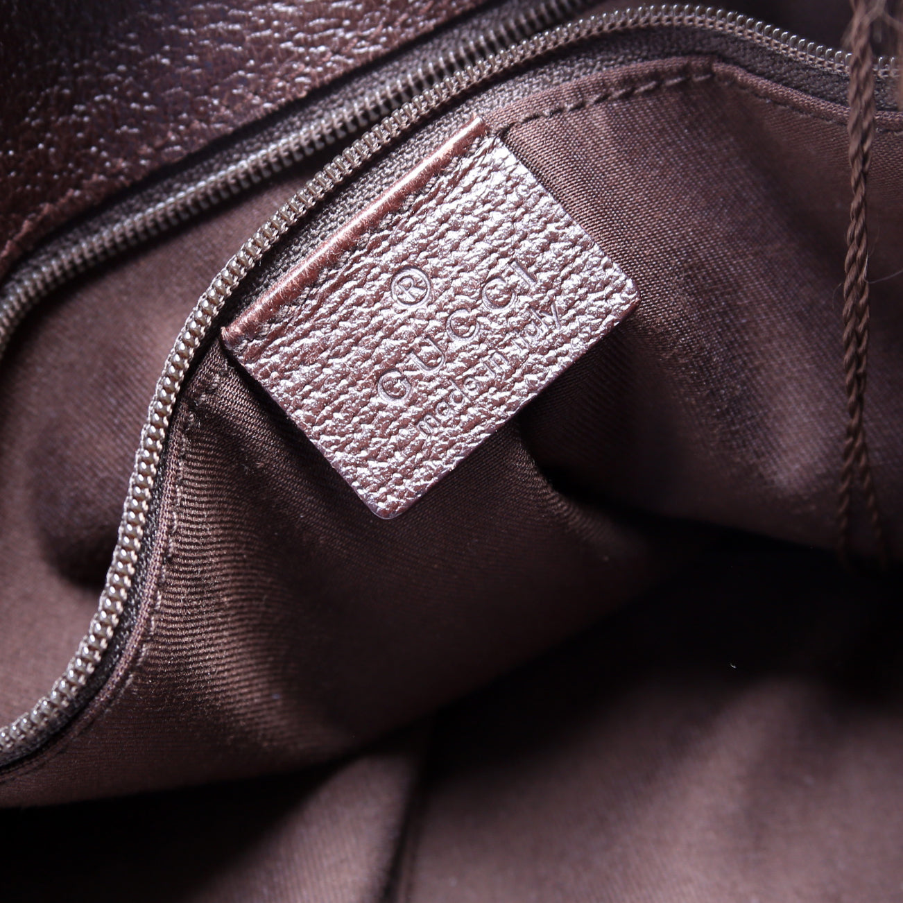 120836 GG Canvas Tote Brown