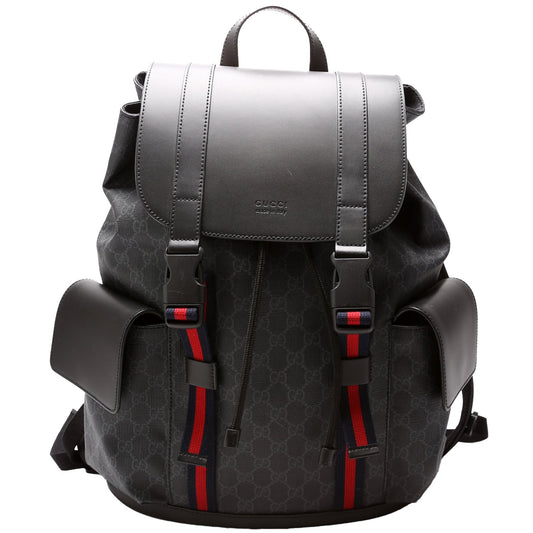 495563 GG Supreme Backpack Black