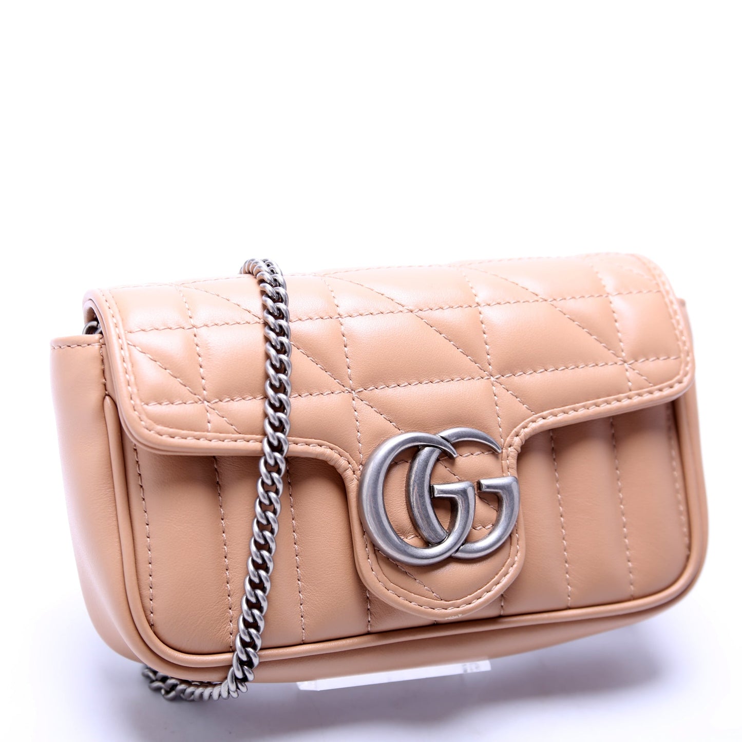 476433 Marmont Aria Super Mini Flap Tan