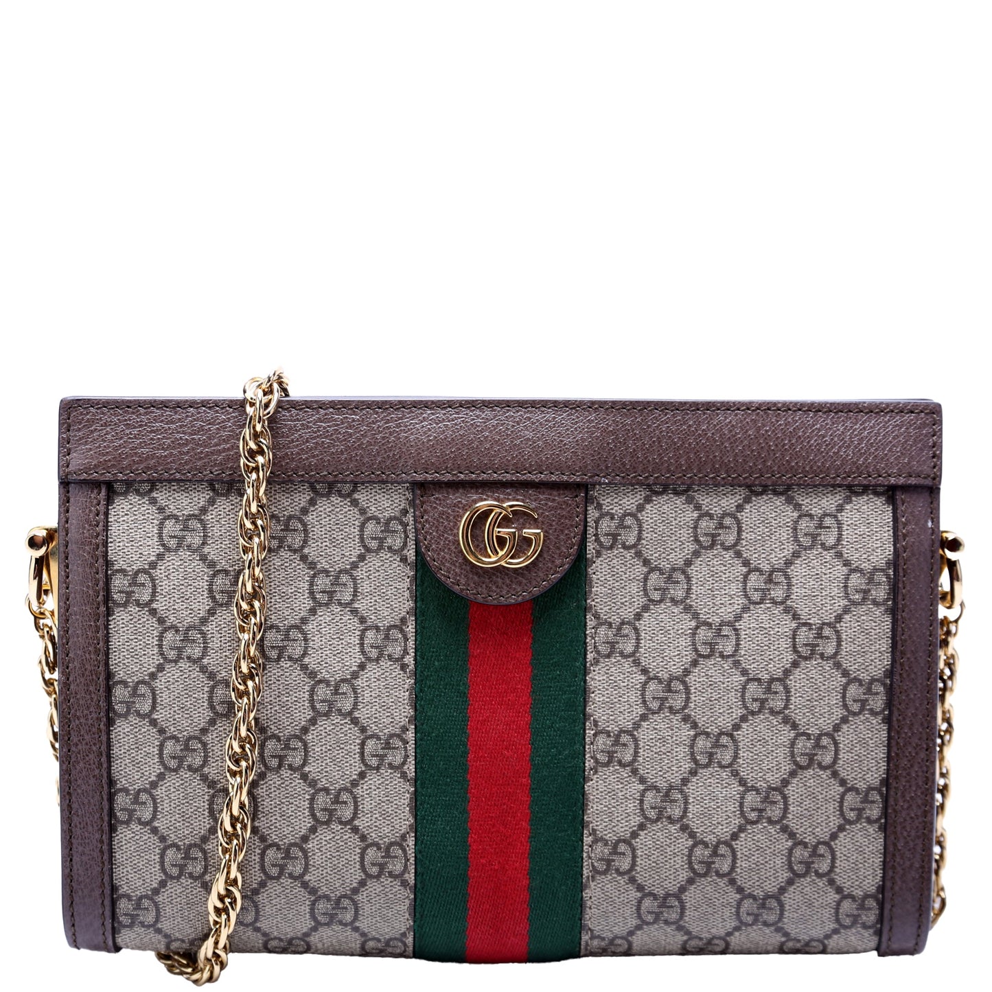 503877 GG Supreme Ophidia Small Chain Brown
