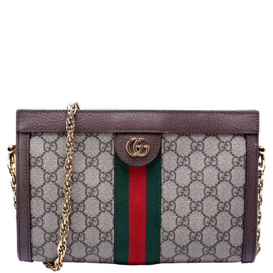503877 GG Supreme Ophidia Small Chain Brown