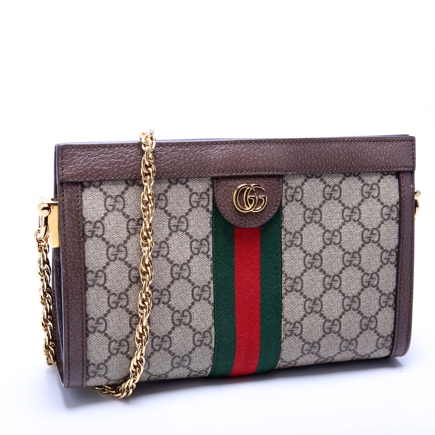 503877 GG Supreme Ophidia Small Chain Brown
