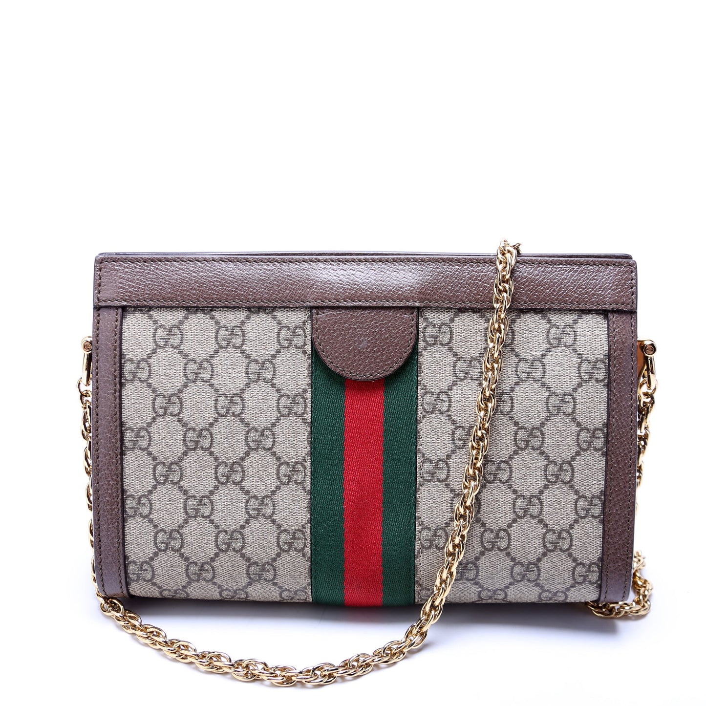 503877 GG Supreme Ophidia Small Chain Brown