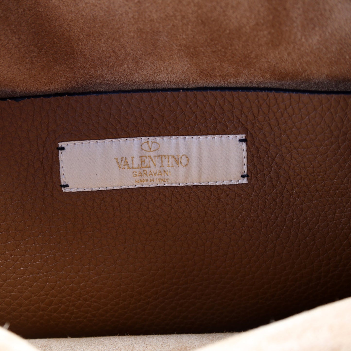 Rolling Rockstud Backpack Brown