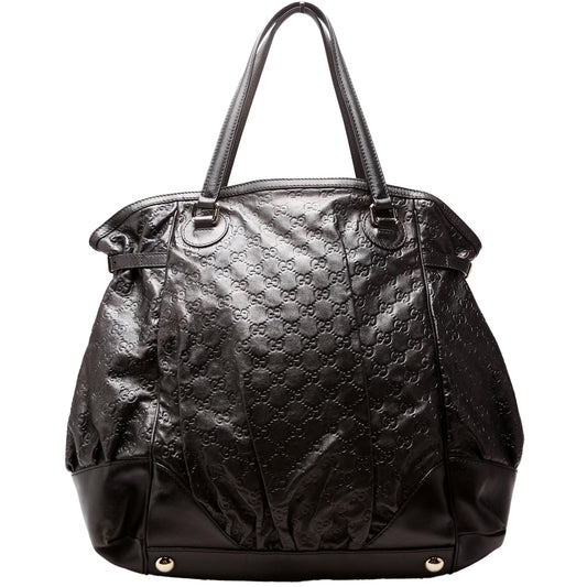 257290 Full Moon Guccissima Tote Black