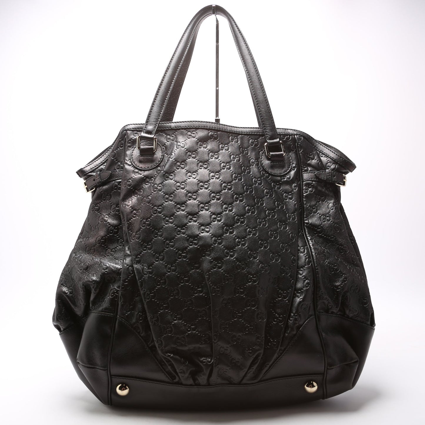 257290 Full Moon Guccissima Tote Black