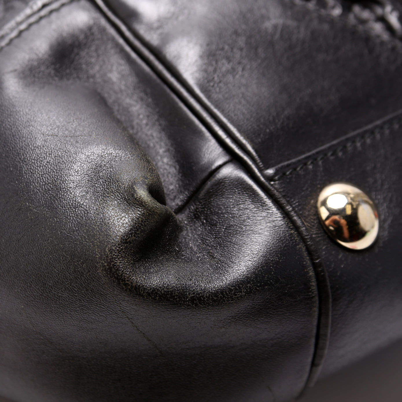 257290 Full Moon Guccissima Tote Black