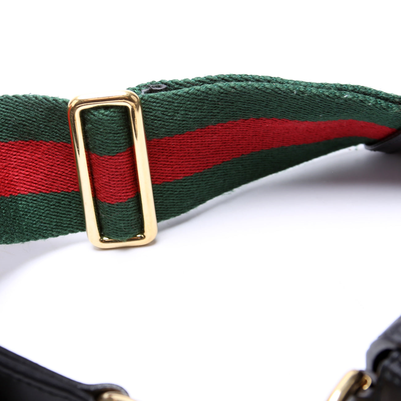 453189 Padlock Guccissima Medium Messenger Black