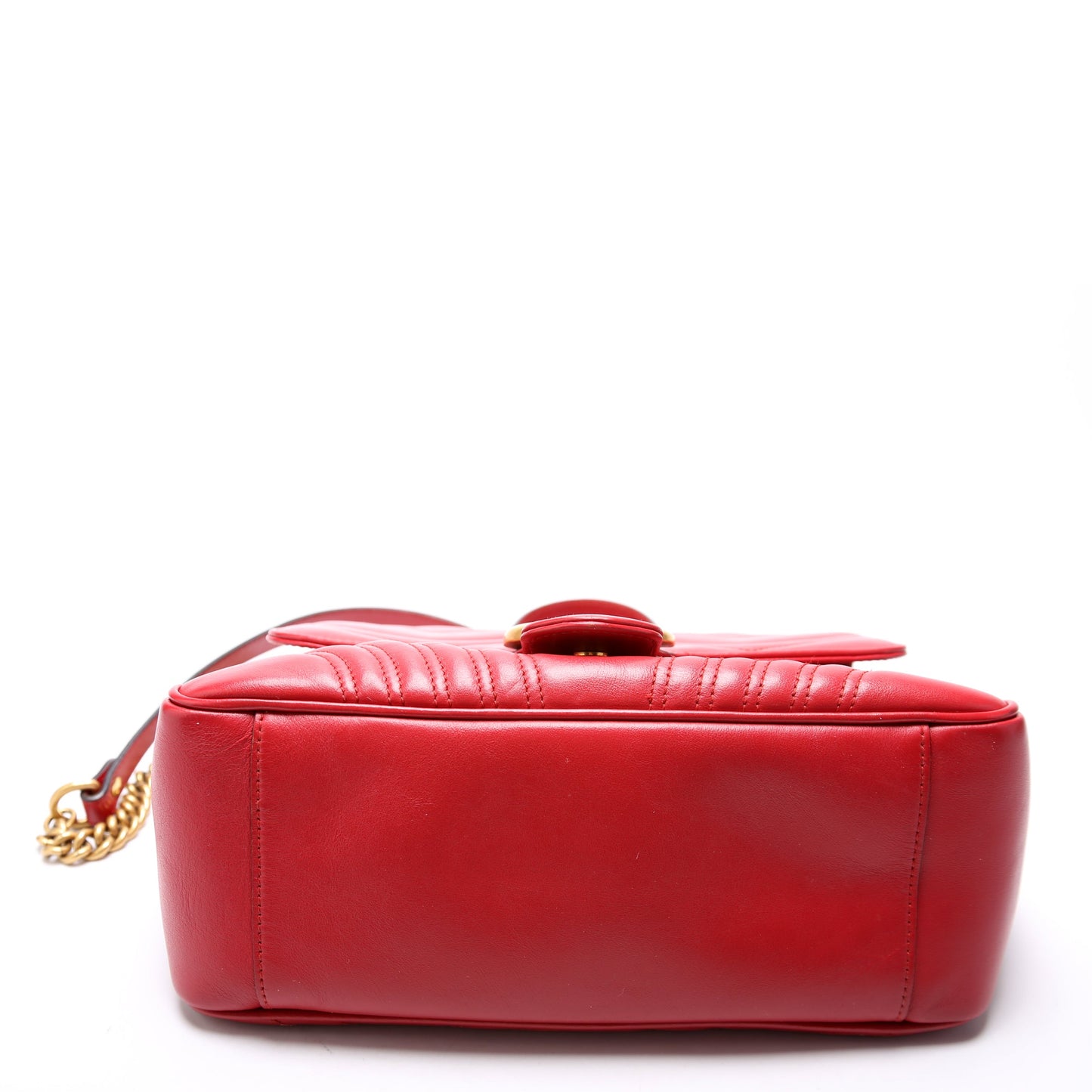 498110 GG Marmont Small Top Handle Red